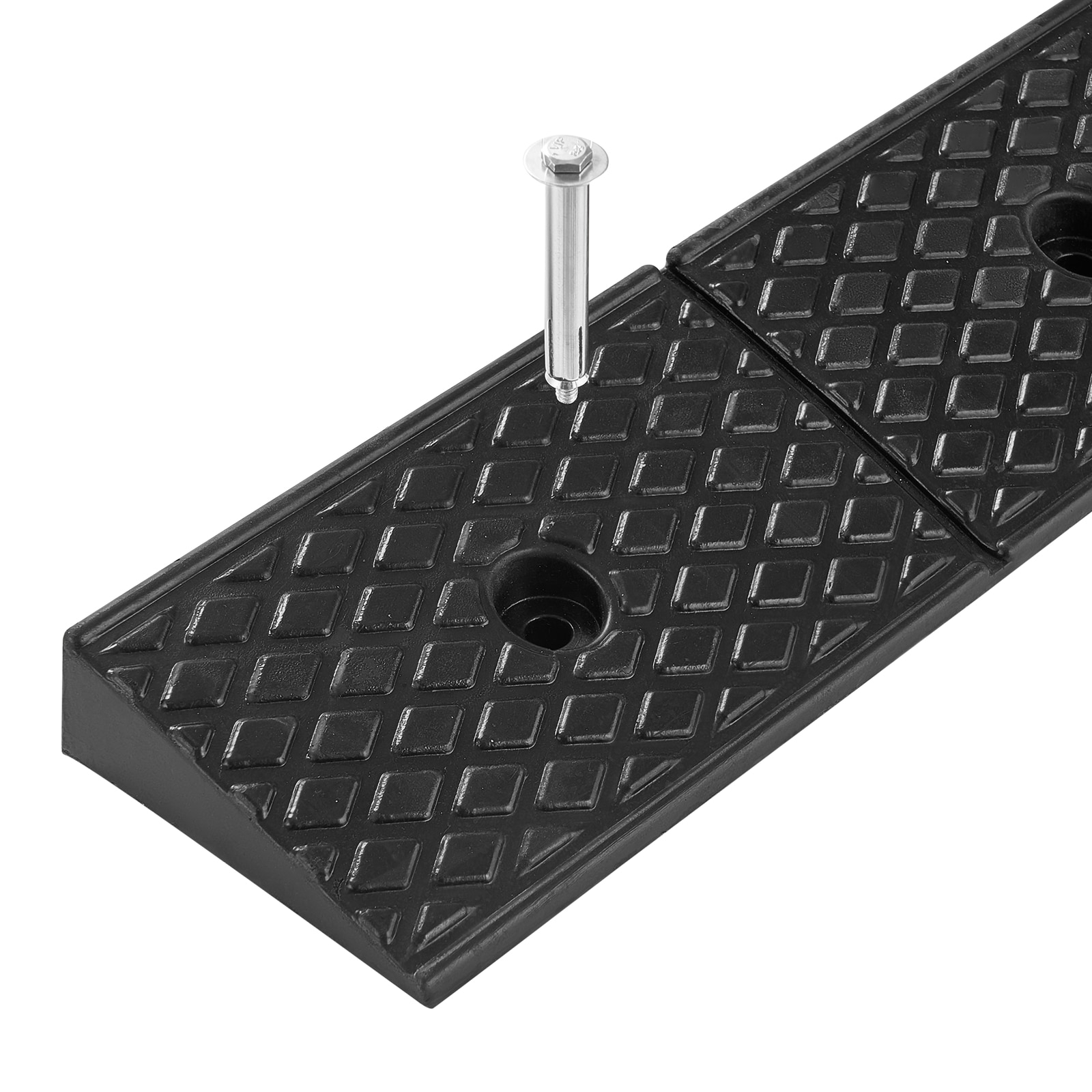 Heavy Duty Rubber Curb Ramp For Wheelchairs And Motorcycles 2 Pack_voghion.com